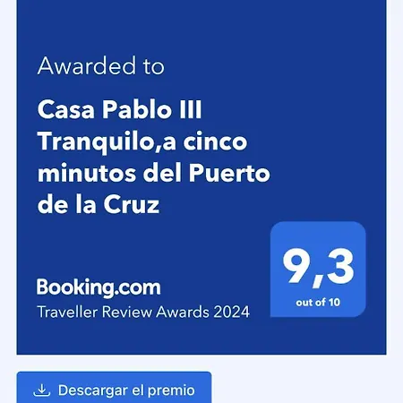 Appartement Casa Pablo Iii Tranquilo,a Cinco Minutos Del Puerto De La Cruz